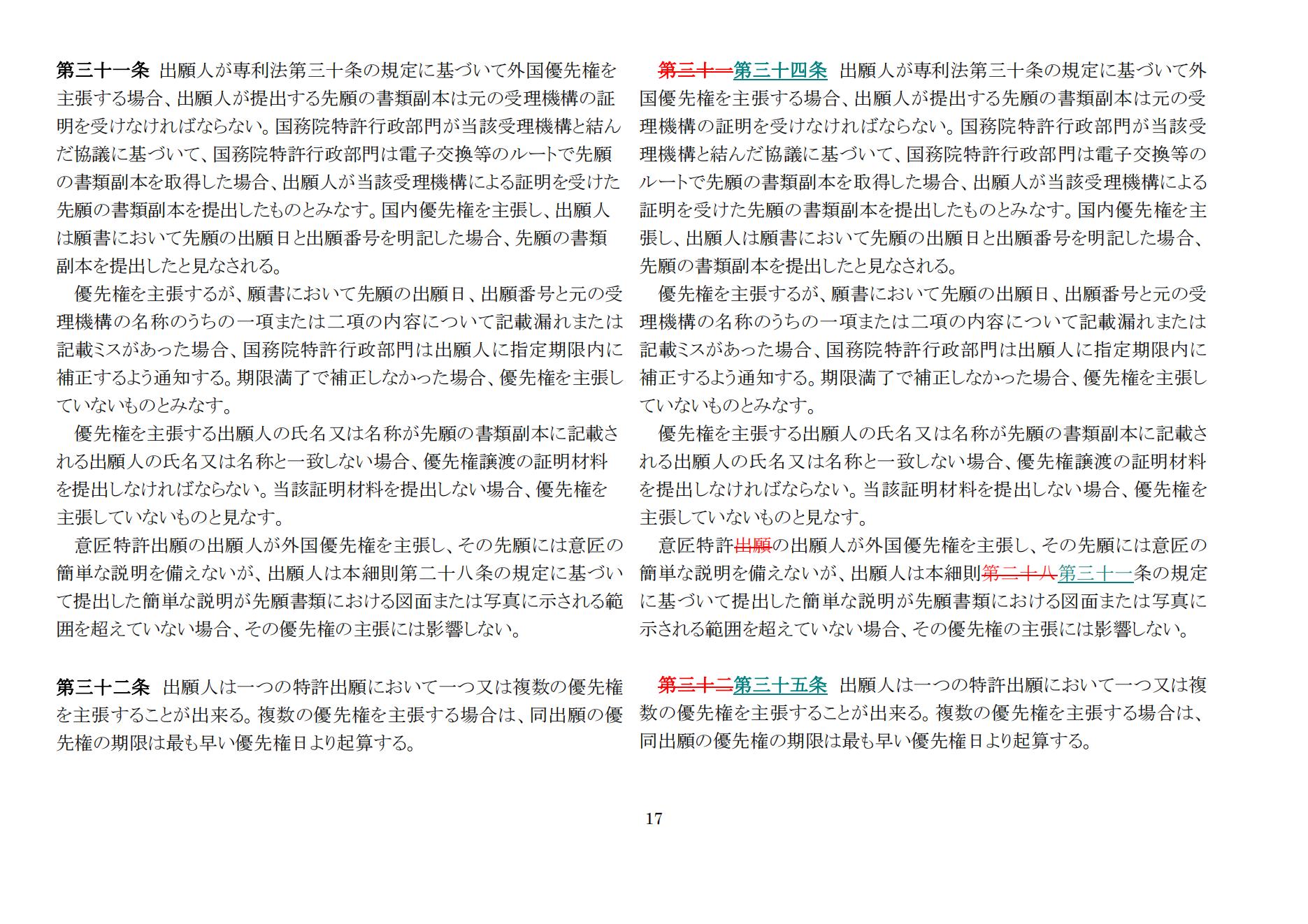 中華人民共和國(guó)専利法実施細(xì)則（新舊対照表） (2024.1)_16.jpg