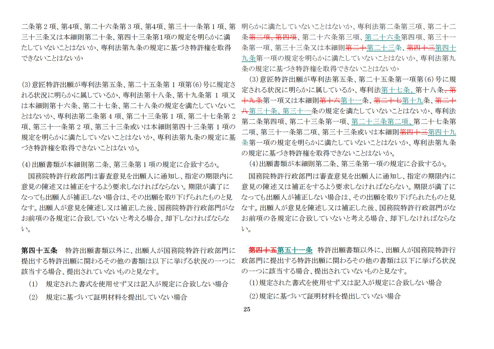中華人民共和國(guó)専利法実施細(xì)則（新舊対照表） (2024.1)_24.jpg