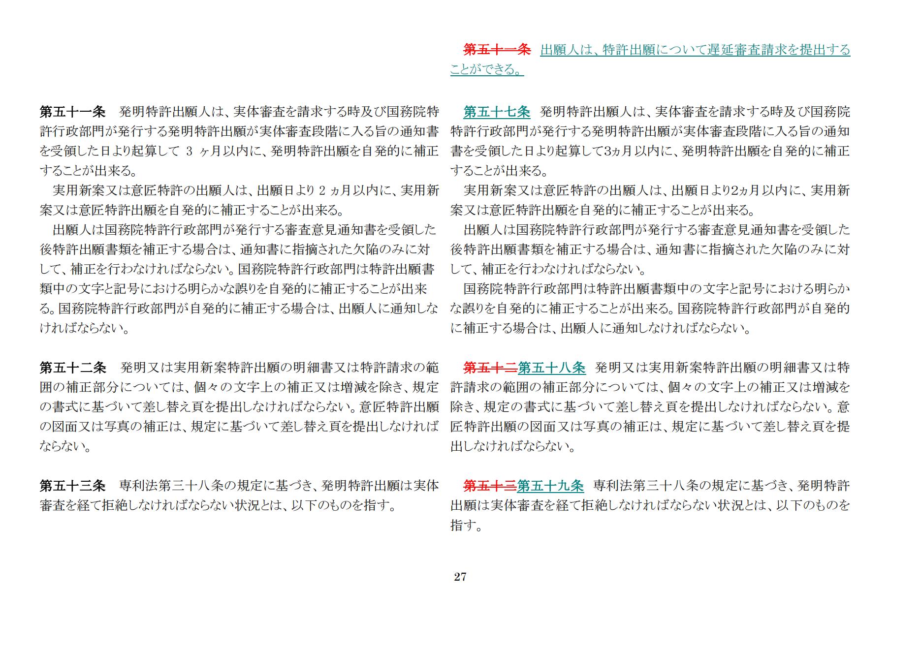中華人民共和國(guó)専利法実施細(xì)則（新舊対照表） (2024.1)_26.jpg