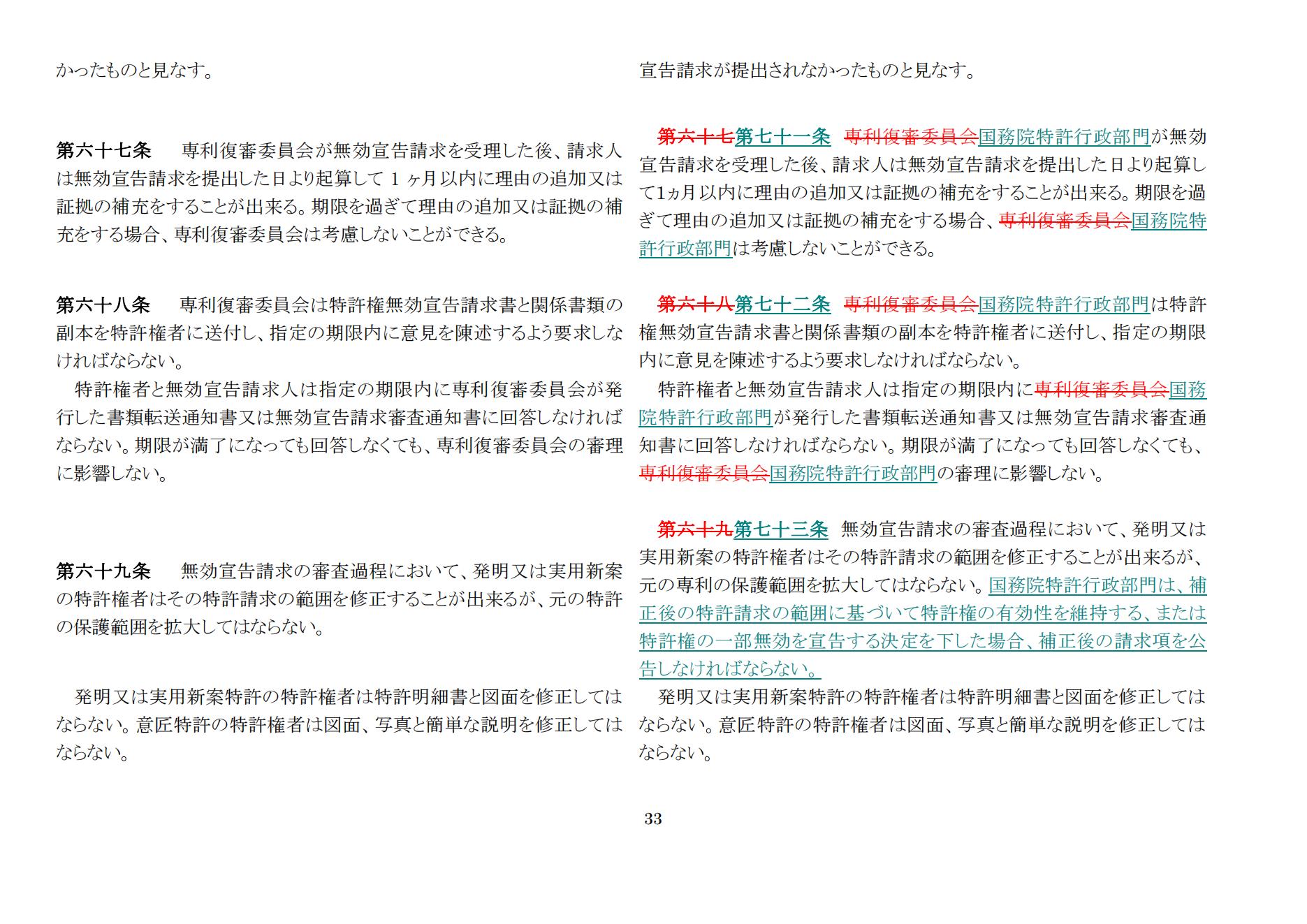 中華人民共和國(guó)専利法実施細(xì)則（新舊対照表） (2024.1)_32.jpg