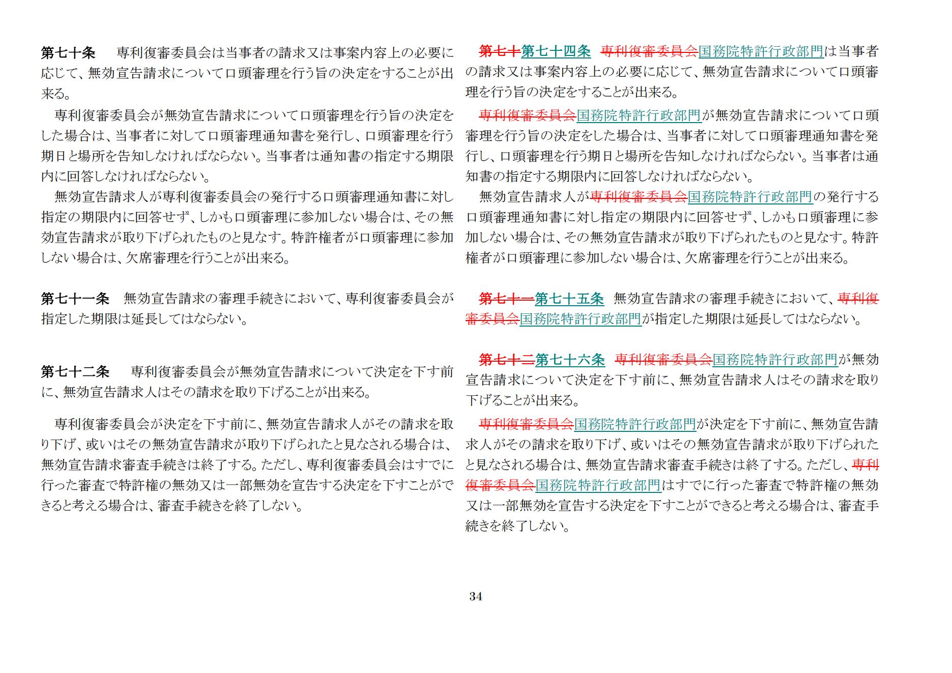中華人民共和國(guó)専利法実施細(xì)則（新舊対照表） (2024.1)_33.jpg