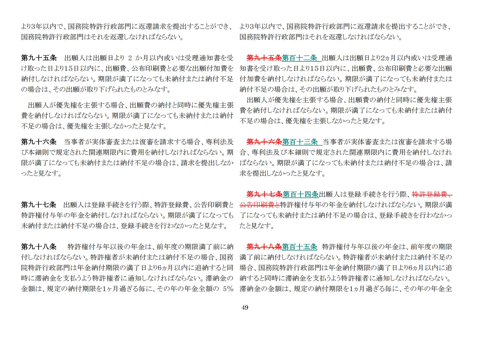 中華人民共和國(guó)専利法実施細(xì)則（新舊対照表） (2024.1)_48.jpg