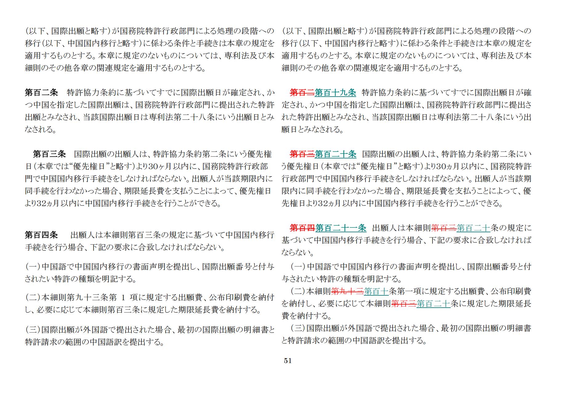 中華人民共和國(guó)専利法実施細(xì)則（新舊対照表） (2024.1)_50.jpg