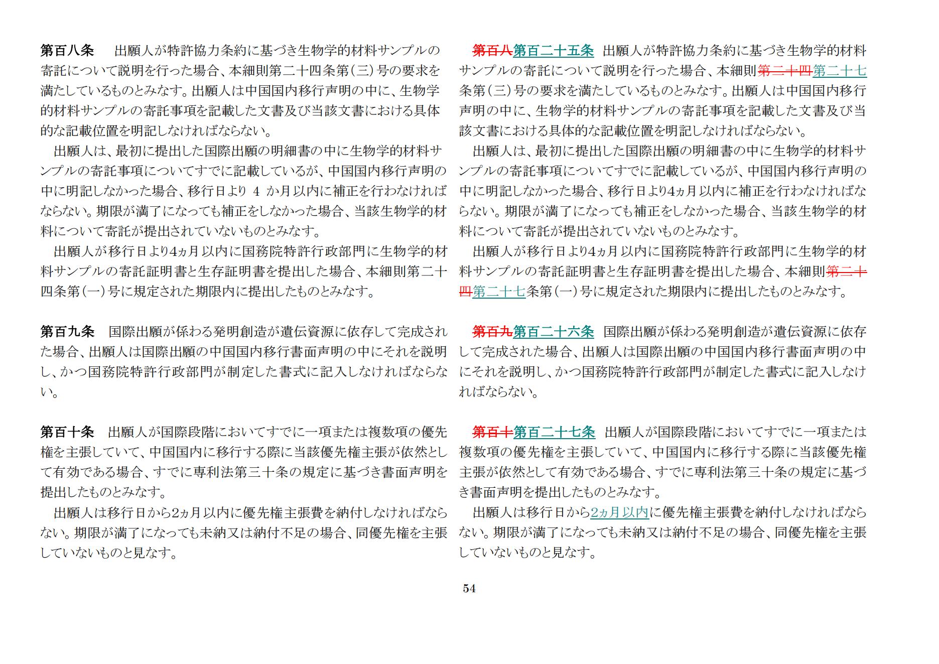 中華人民共和國(guó)専利法実施細(xì)則（新舊対照表） (2024.1)_53.jpg